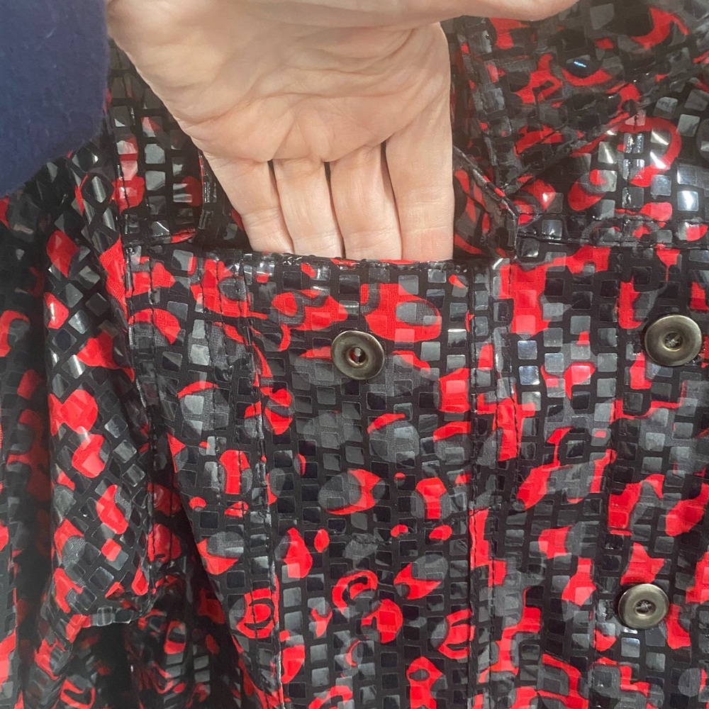Ruby Rd. Black and Red Jean Jacket - Picture 4 of 5